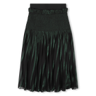 Halflange iriserende pliss&eacute;rok KARL LAGERFELD KIDS 
                    GIRL