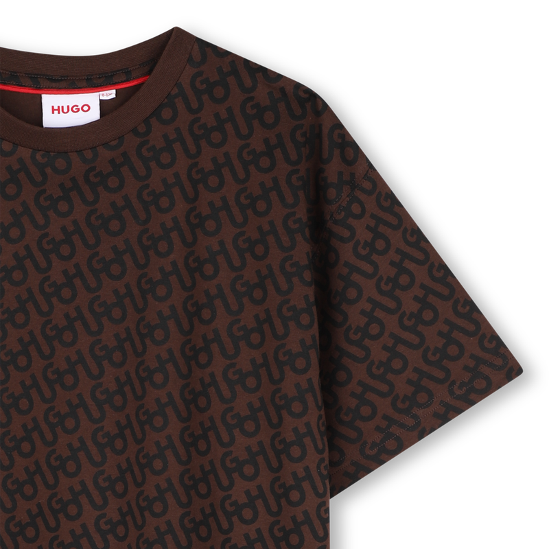 T-shirt met korte mouwen HUGO 
                        BOY
