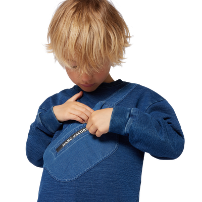 Fleece sweatshirt met print MARC JACOBS BOY