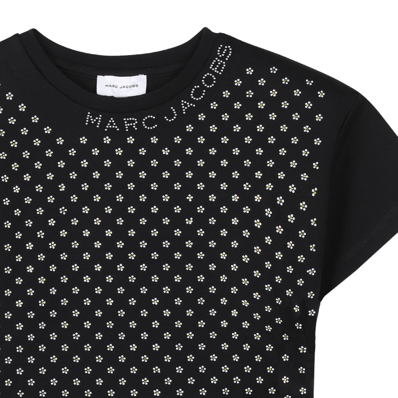 Katoenen top met strass MARC JACOBS 
                        GIRL