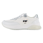 Sneakers met veters en badge, WIT, hi-res
