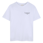 T-shirt met korte mouwen, WIT, hi-res
