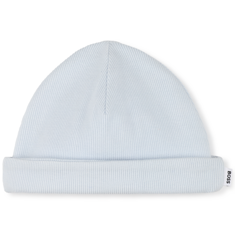 Katoenen muts met omslag BOSS 
                        BOY