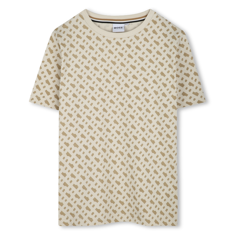 Katoenen T-shirt met print BOSS 
                        BOY