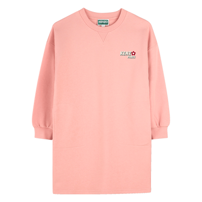 Jurk met zakken aan de voorkant KENZO KIDS GIRL