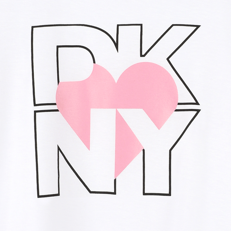 T-shirt met korte mouwen DKNY 
                        GIRL