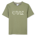 Katoenen T-shirt korte mouwen BOSS 
                    BOY