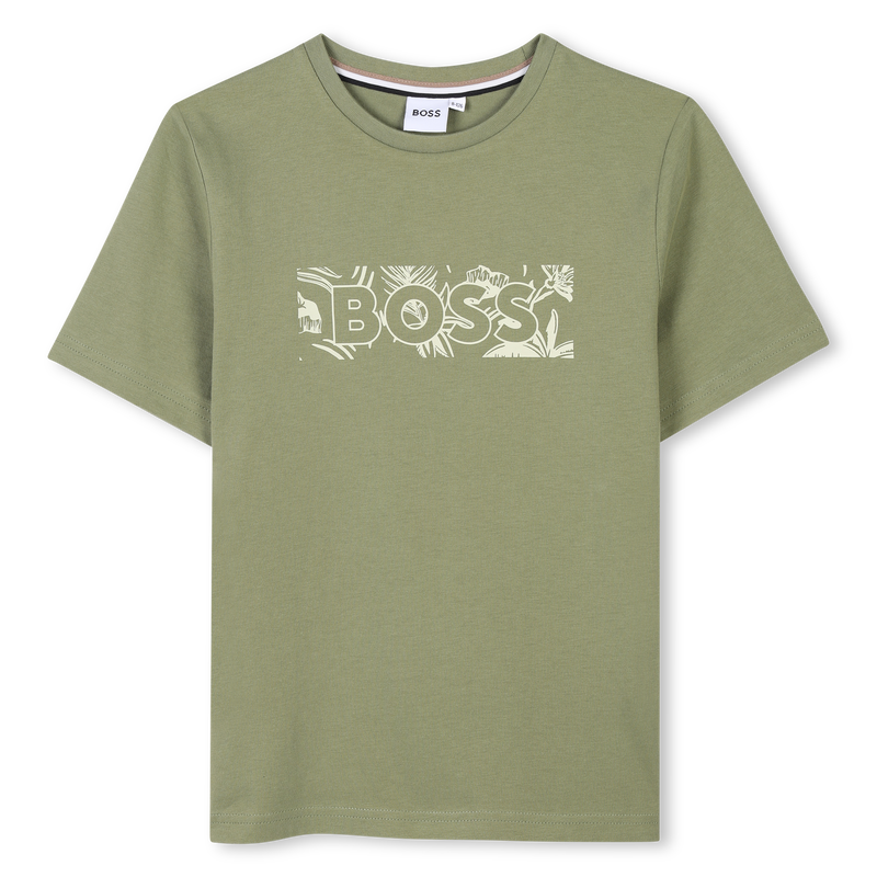 Katoenen T-shirt korte mouwen