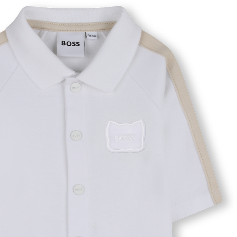 PYJAMA MET DRUKKNOOPSLUITING BOSS 
                        BOY