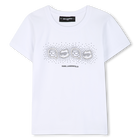 T-shirt met korte mouwen KARL LAGERFELD KIDS 
                    GIRL