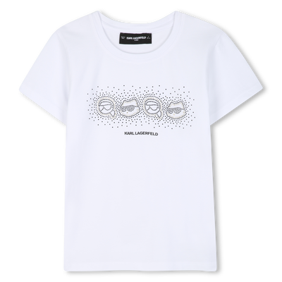 T-shirt met korte mouwen KARL LAGERFELD KIDS GIRL