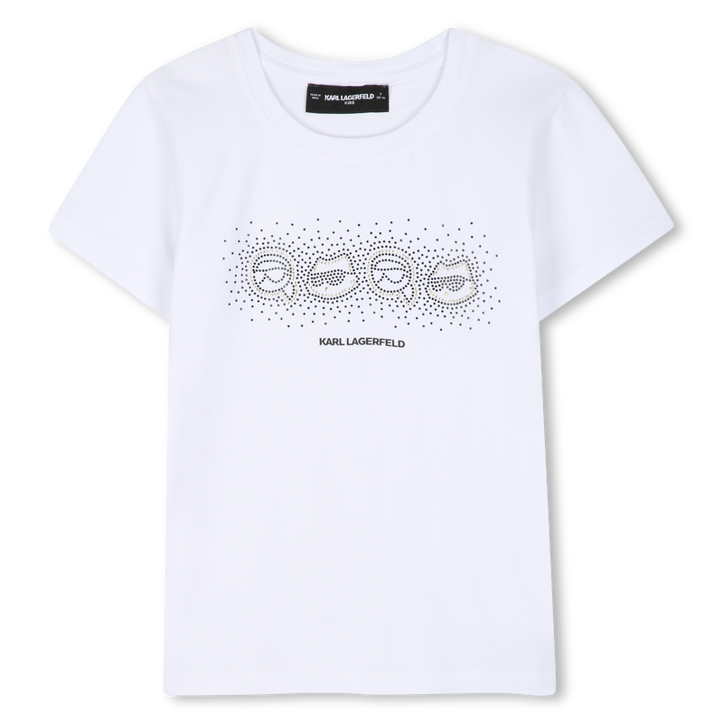 T-shirt met korte mouwen KARL LAGERFELD KIDS 
                        GIRL
