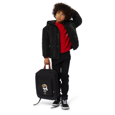 Hoge lederen sneakers KARL LAGERFELD KIDS BOY