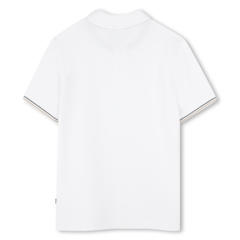 Polo met driekleurige strepen BOSS 
                        BOY