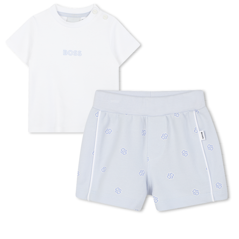 Set van T-shirt en short BOSS 
                        BOY