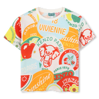 Katoenen T-shirt, korte mouwen KENZO KIDS 
                    BOY
