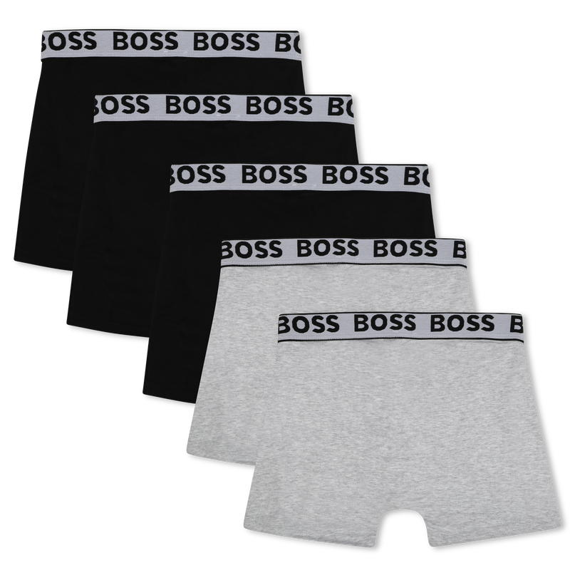 Set van 5 katoenen boxershorts BOSS 
                        BOY