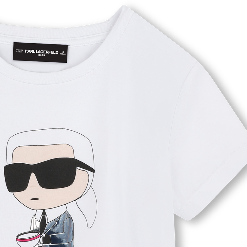 T-SHIRT KORTE MOUWEN KARL LAGERFELD KIDS 
                        GIRL