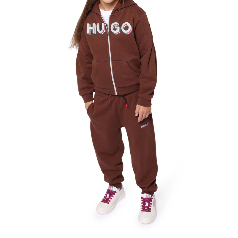 Gebreide muts van katoen HUGO 
                        UNISEX