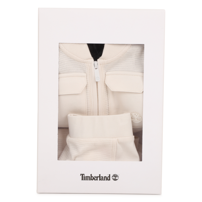 CARDIGAN, T-SHIRT EN KORTE BROEK SET TIMBERLAND 
                        BOY