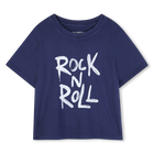 T-shirt met korte mouwen, MIDDELEEUWS BLAUW, hi-res