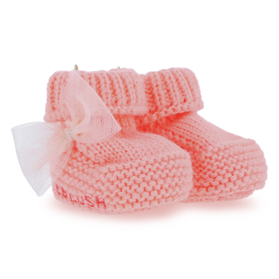 Geborduurde hartvormige pantoffels BILLIEBLUSH GIRL