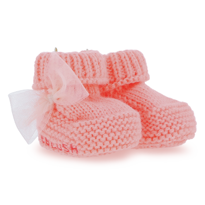 Geborduurde hartvormige pantoffels BILLIEBLUSH 
                        GIRL