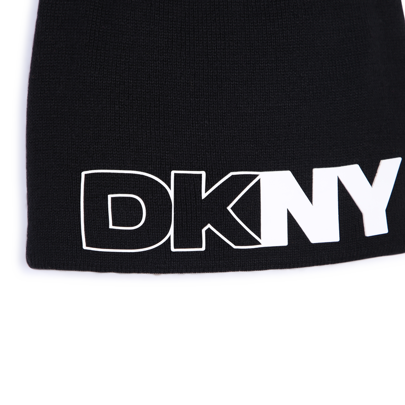 Muts van tricot met logo DKNY 
                        UNISEX