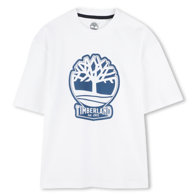 Tweekleurig T-shirt met logo TIMBERLAND BOY