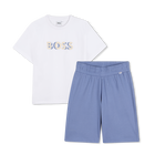 T-shirt + bermuda set, WIT, hi-res