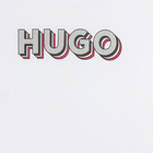 T-shirt met logoprint HUGO 
                    GIRL