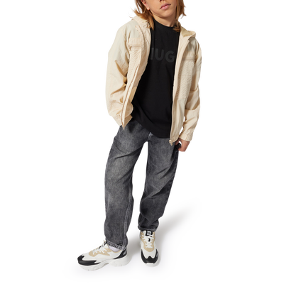 Sneakers van 2 materialen HUGO BOY