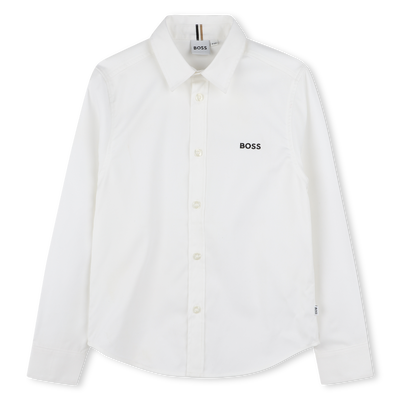 Katoenen overhemd lange mouwen BOSS BOY