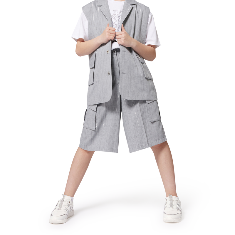 Short met geweven strepen DKNY 
                        GIRL