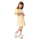 Katoenen maxi jurk KIDS AROUND 
                    GIRL
