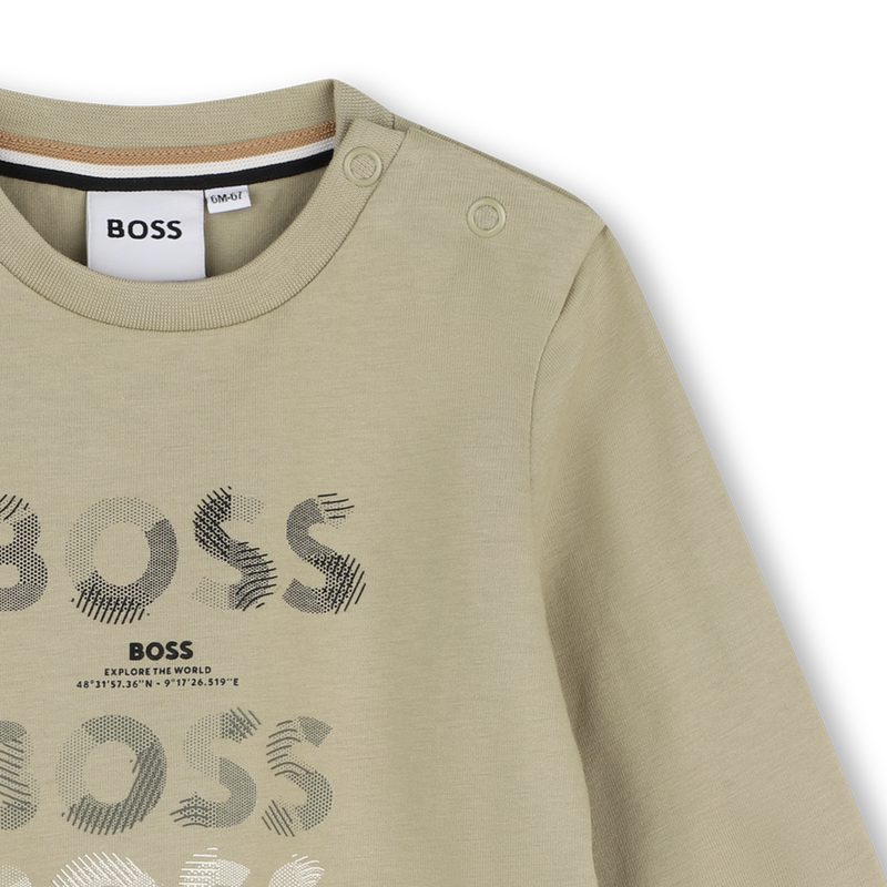T-shirt met lange mouwen BOSS 
                        BOY