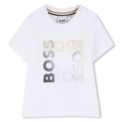 T-SHIRT MET KORTE MOUWEN BOSS BOY