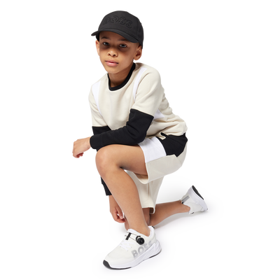 Driekleurige joggingbermuda BOSS BOY