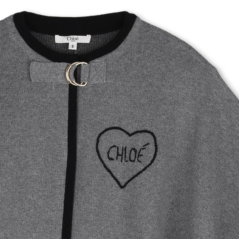 Gebreide cape CHLOE 
                        GIRL