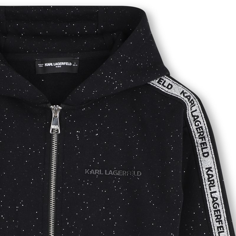 Capuchon cardigan KARL LAGERFELD KIDS 
                        GIRL
