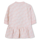 Bedrukte fleece jurk KENZO KIDS 
                    GIRL