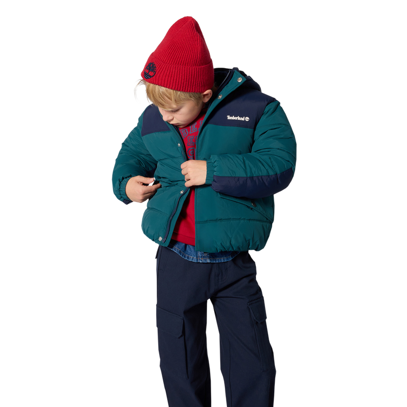Bicolor donsjack TIMBERLAND 
                        BOY
