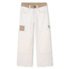 Verstelbare broek van twill TIMBERLAND 
                    JONGEN