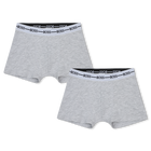 Set van 2 boxers, SPIKKELGRIJS, hi-res