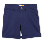 Bermuda van rekbare twill, MIDDELEEUWS BLAUW, hi-res