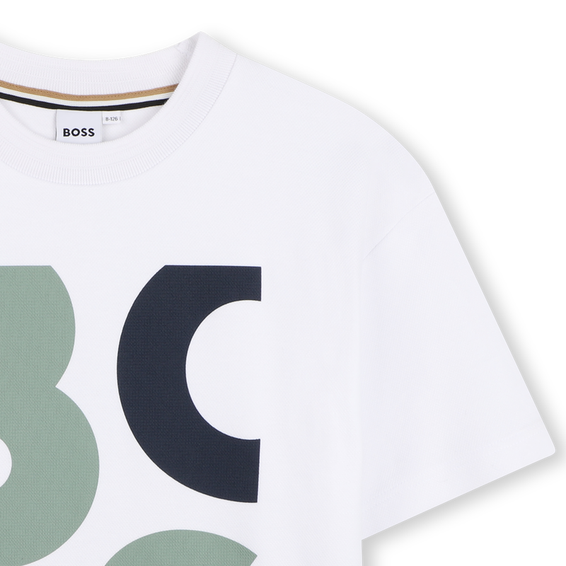 T-SHIRT MET KORTE MOUWEN BOSS 
                        BOY