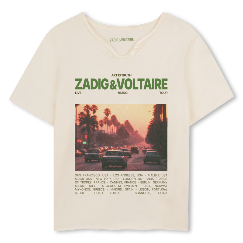 T-SHIRT MET KORTE MOUWEN ZADIG & VOLTAIRE 
                        BOY