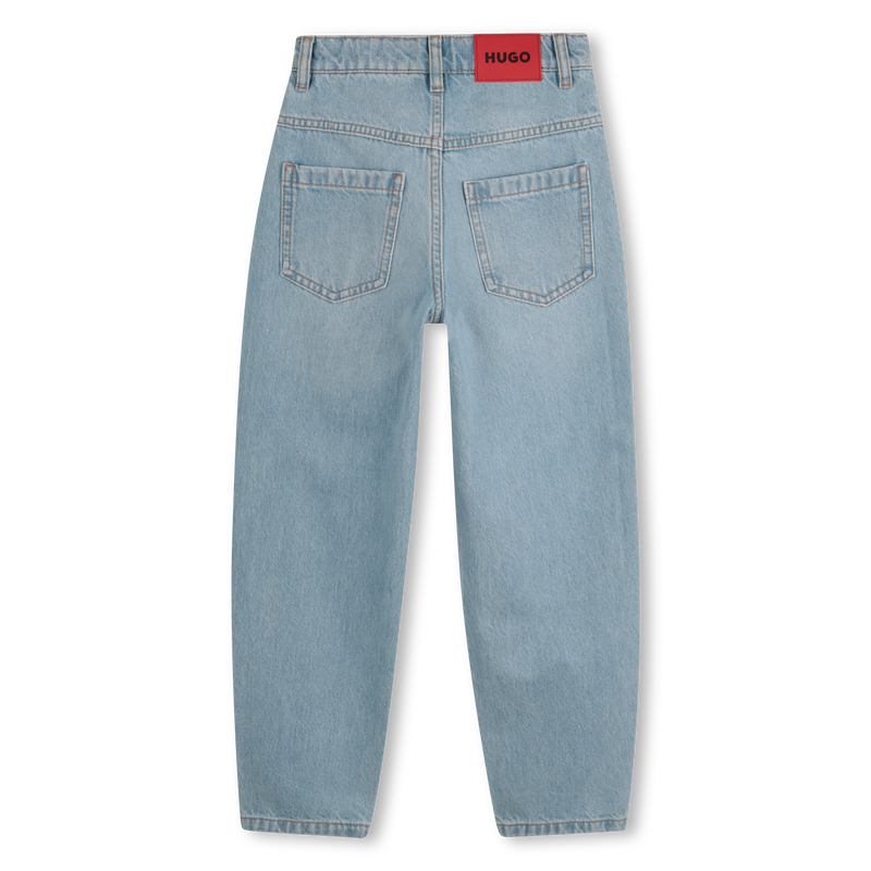 Ruimvallende 5 pocket jeans HUGO 
                        JONGEN