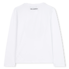 T-shirt met lange mouwen KARL LAGERFELD KIDS 
                    GIRL