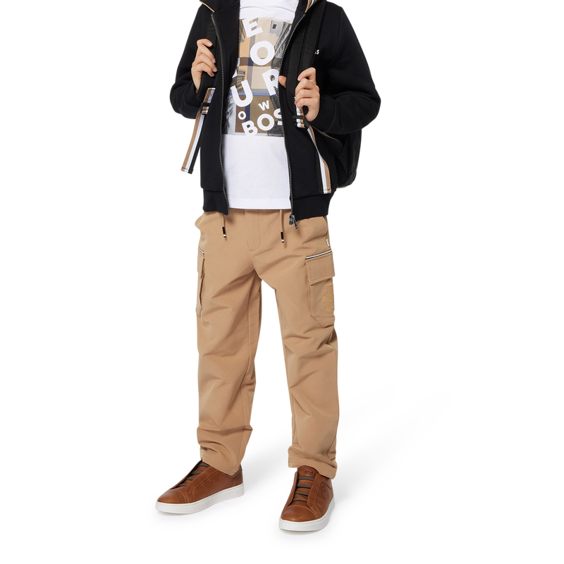 Vest met rits en capuchon BOSS 
                        BOY